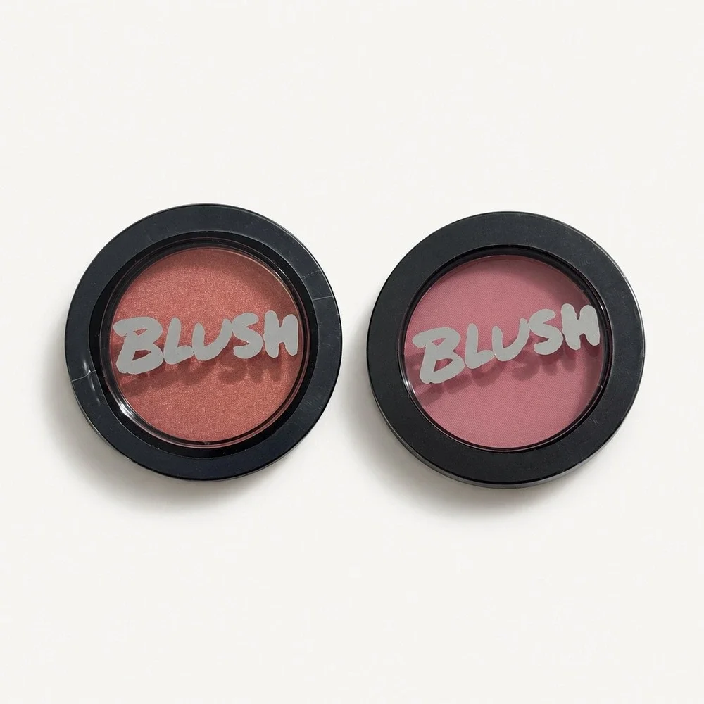 2 PC Set ModelCo Blush Cheek Powder Peach‎ Bellini 02 Cosmopolitan Pink 01 NEW
